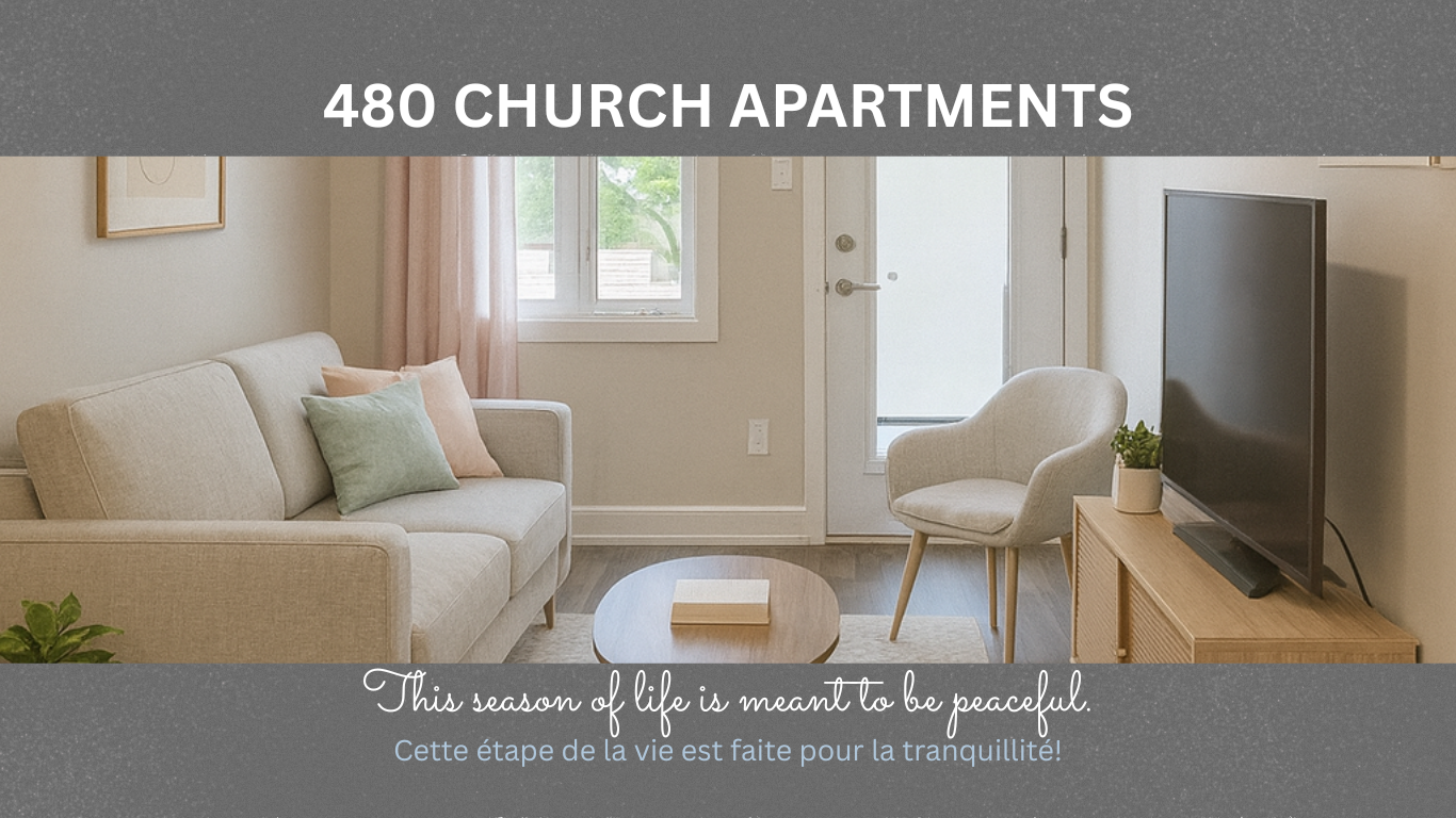 480 N Russell Road – bright, open-concept 1 & 2 bedroom apartments in Russell, ON