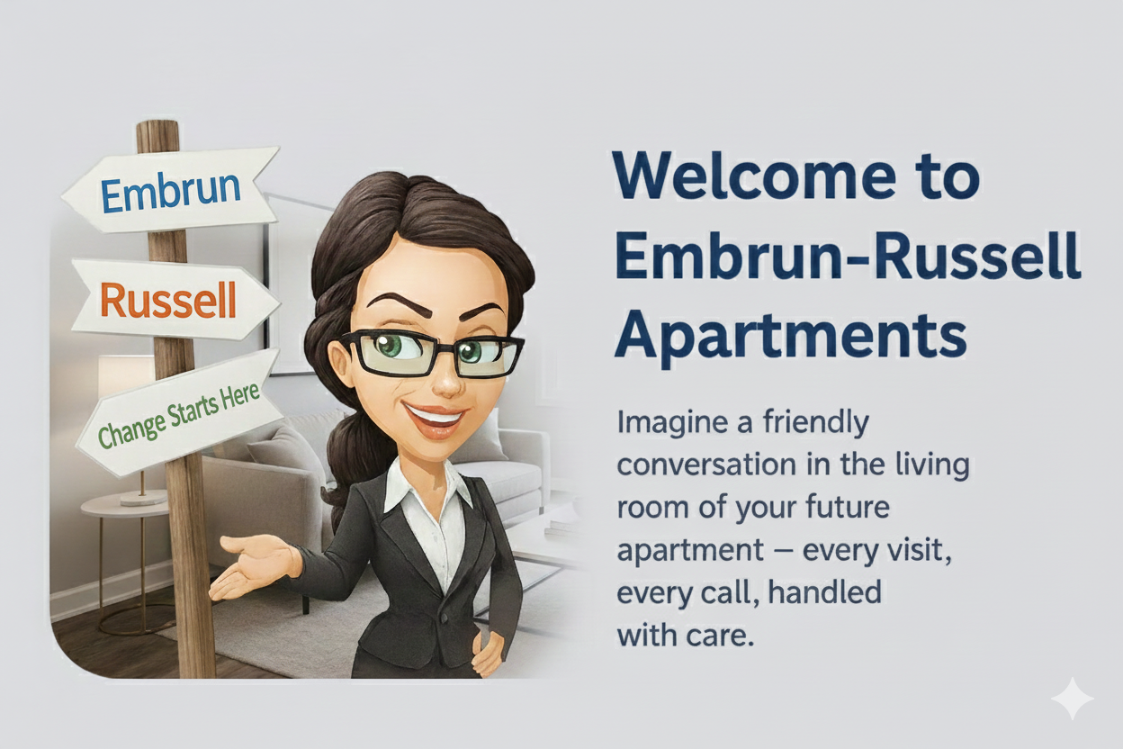 Rachel introducing Embrun & Russell Apartments
