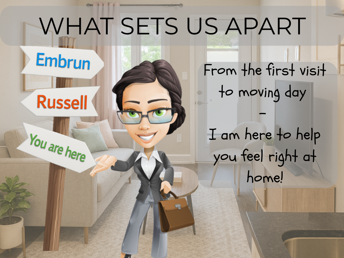 Rachel introducing Embrun & Russell Apartments